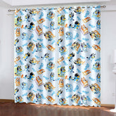 2025 NEW Blue Heeler Bingo Curtains Blackout Window Treatments Drapes for Room Decoration